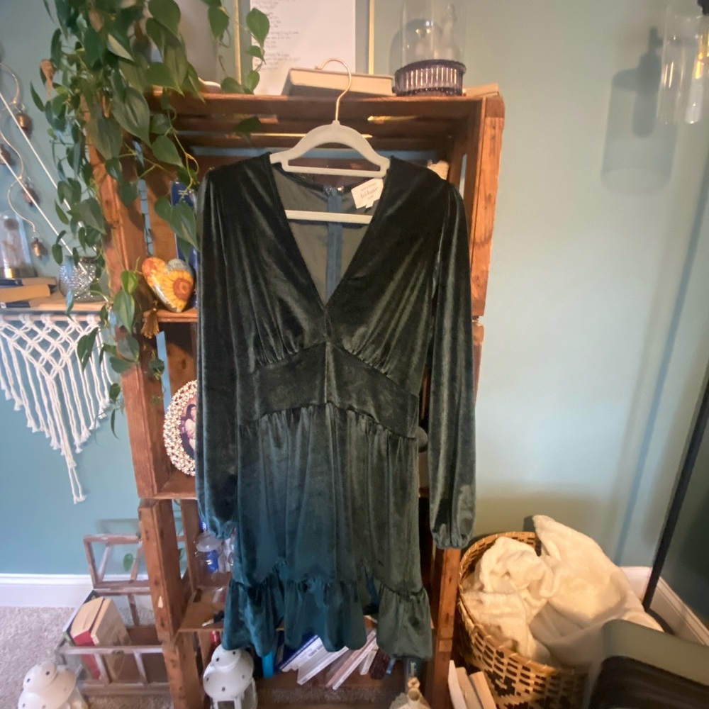 Bohme Green Velvet Dress size S